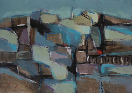 Paisaje azul II
