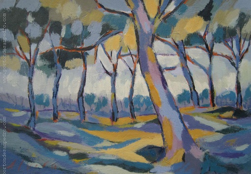 Paisaje con árboles