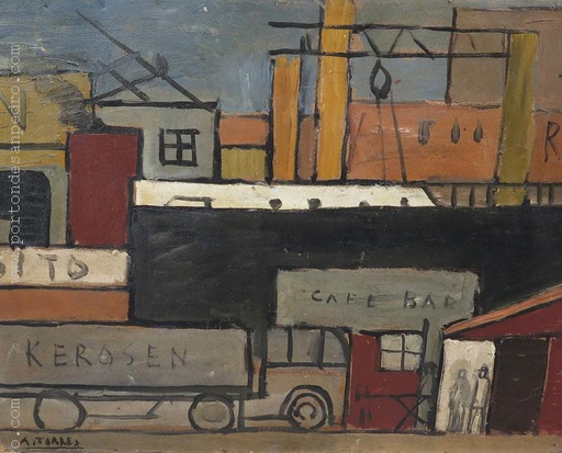 Escena portuaria