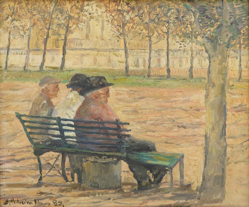El banco de la plaza