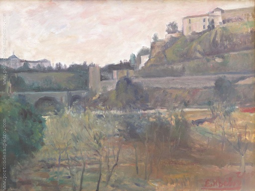 Paisaje con puente