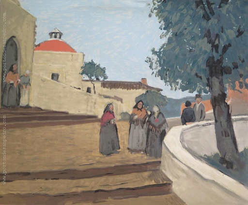 Pueblo español