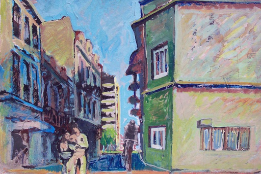 Calle con Collage