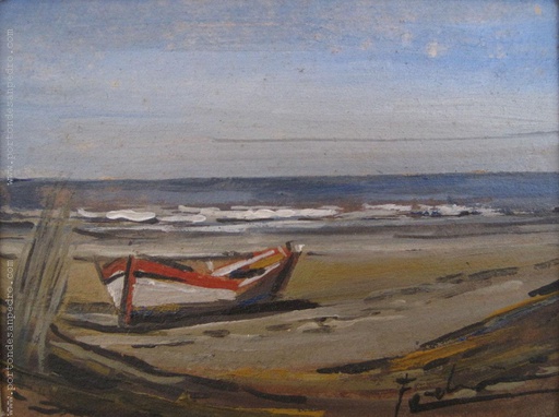 Barco en la orilla