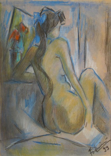 Desnudo azul