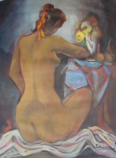 Desnudo con bodegón