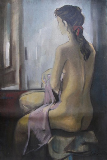 Desnudo en la ventana