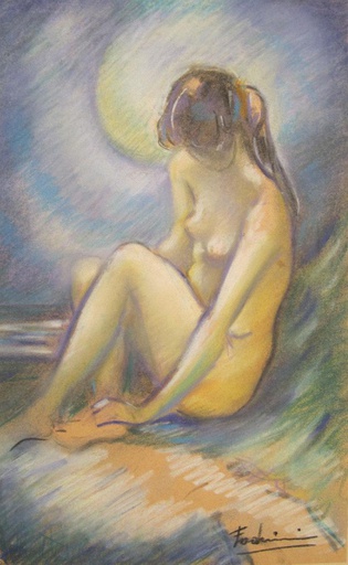 Desnudo y luna