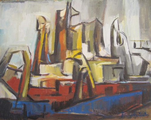 Escena portuaria