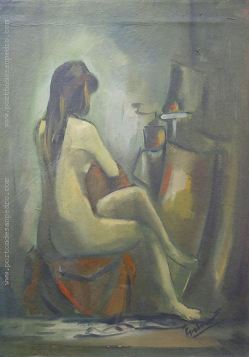 La musa en el taller