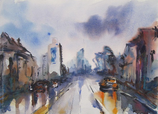 Montevideo en lluvia