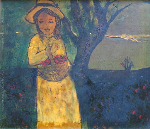 Niña con canasta