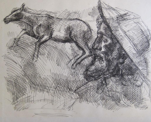Don Quijote y Rocinante