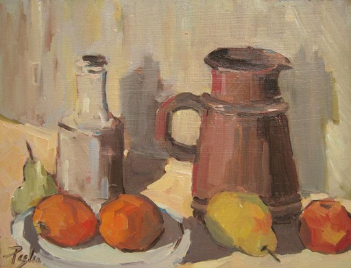 Bodegón con frutas