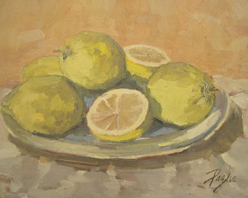 Bodegón con limones
