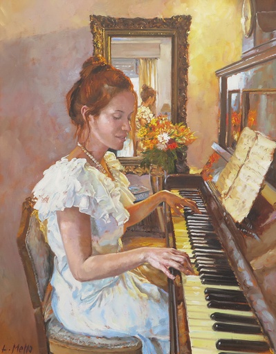 Mujer al piano