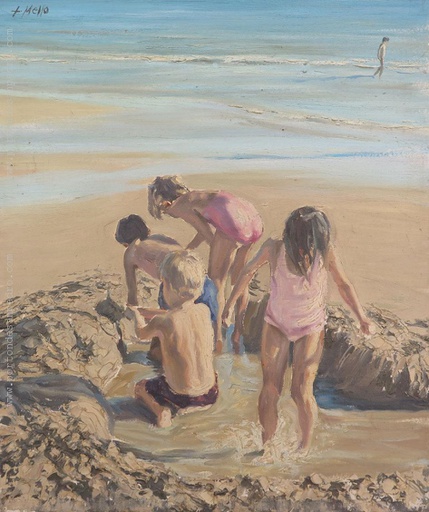 Niños en la playa