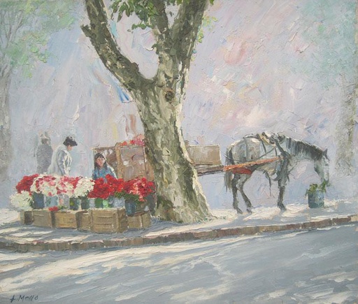 Vendedora de flores