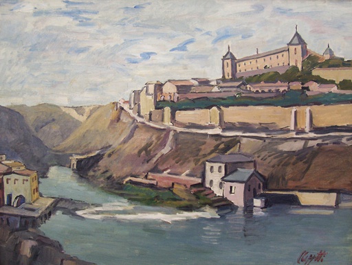 El Tajo y el Alcazar, España