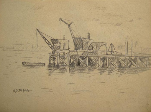 Grúas del puerto