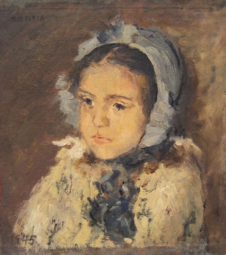 Niña con capotita
