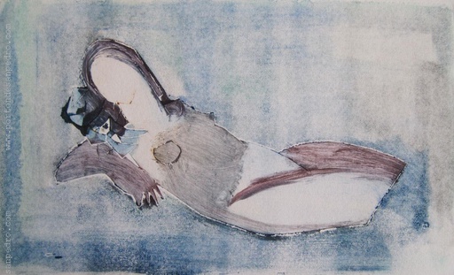 Desnudo azul