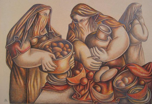 Mujeres en el mercado