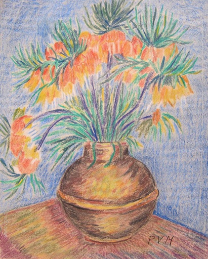 Bodegón con flores