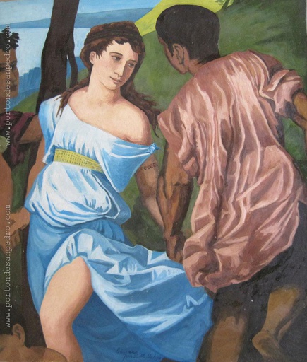Detalle de la bacanal de los andrios