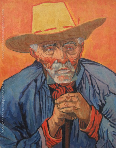 El campesino, retrato de Patience Escalier