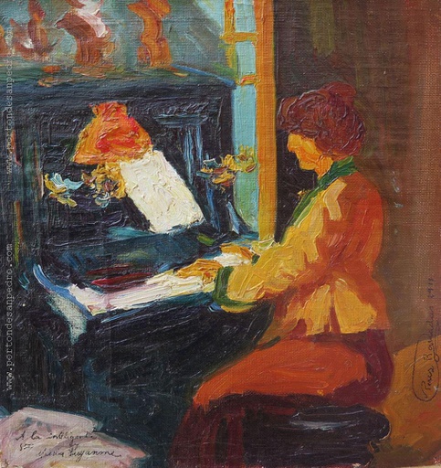 Mujer al piano