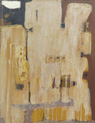 Abstracto en ocres